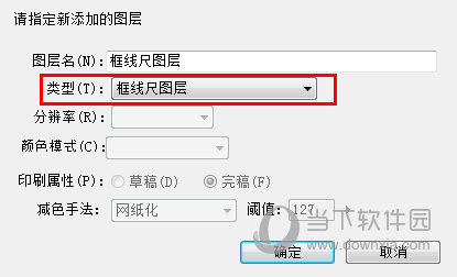 线框图层