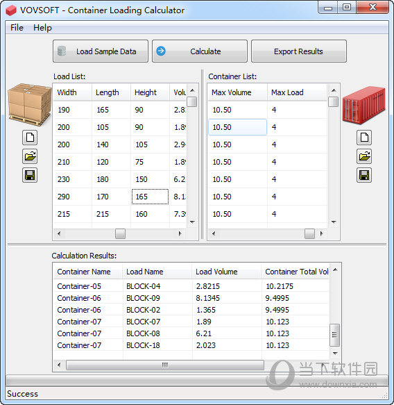 Container Loading Calculator