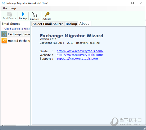 Exchange Migration Wizard