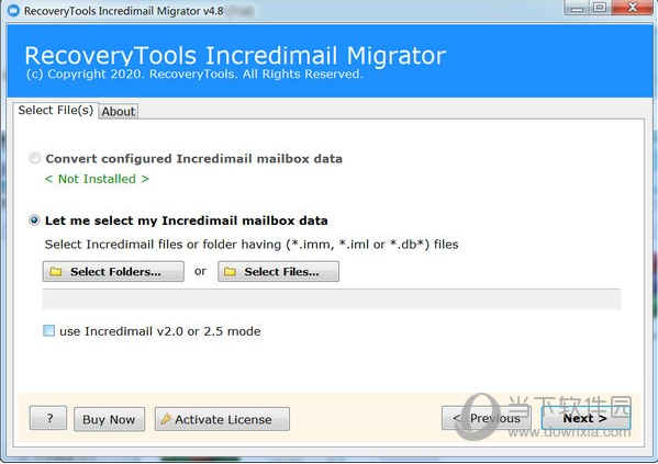 RecoveryTools IncrediMail Migrator