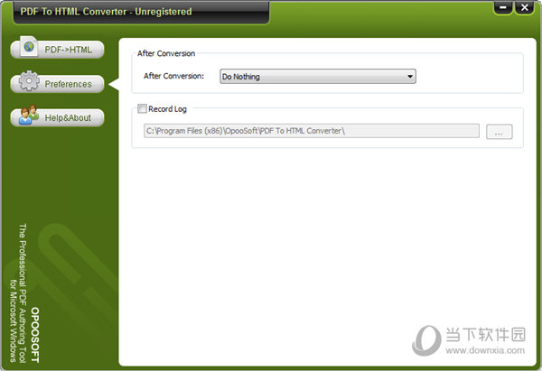 Opoosoft PDF To HTML Converter