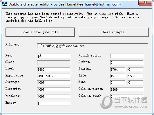 Diablo 2 character editor