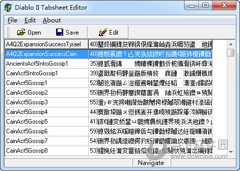 Diablo 2 Tabsheet Editor