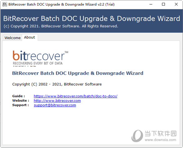 BitRecover Batch DOC Upgrade DOCX Downgrade Wizard