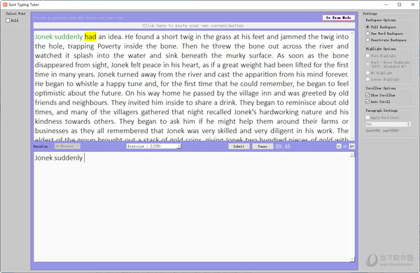 Soni Typing Tutor