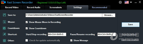 Fast Screen Recorder