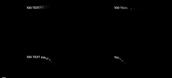 100 New Text Animation Presets