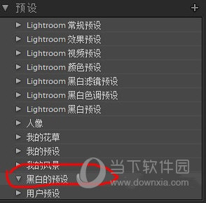 LightroomɫԤ