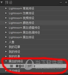 LightroomɫԤ