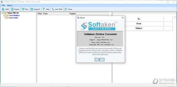 Softaken Zimbra Converter