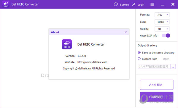 Deli HEIC Converter