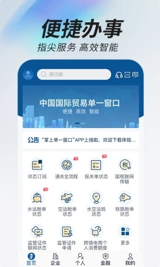掌上单一窗口 V1.3.13 安卓版截图5