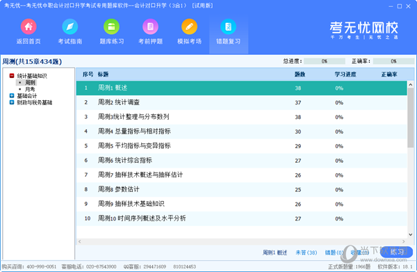 考无忧中职会计对口升学考试专用题库软件