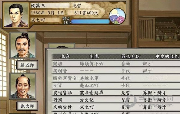 太阁立志传5全人物存档