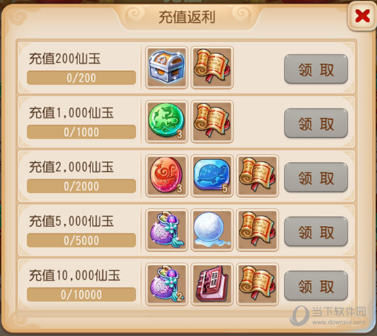 充值返利