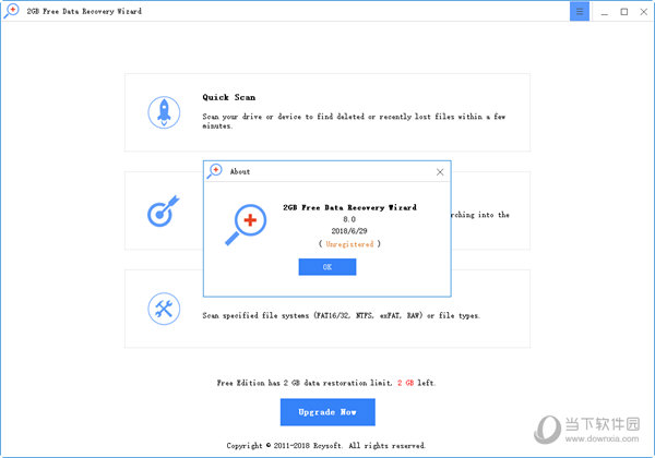 2GB Free Data Recovery Wizard