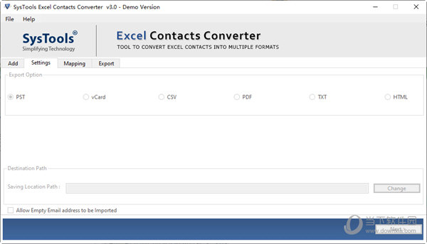 SysTools Excel Contacts Converter