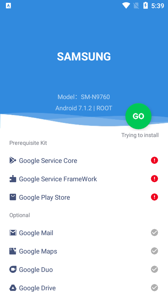 GMS Installer(GMS框架) V3.47.00 安卓版截图1