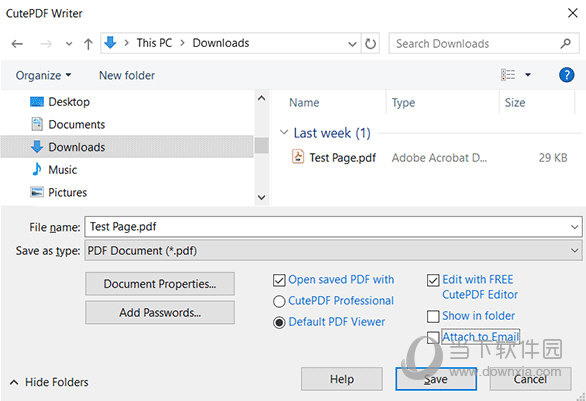 cutepdf writer