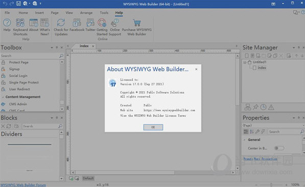 WYSIWYG Web Builder 17