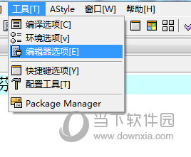 编辑器选项