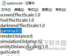 我的世界1.19gamma值
