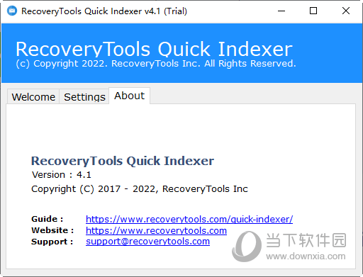 RecoveryTools Quick Indexer