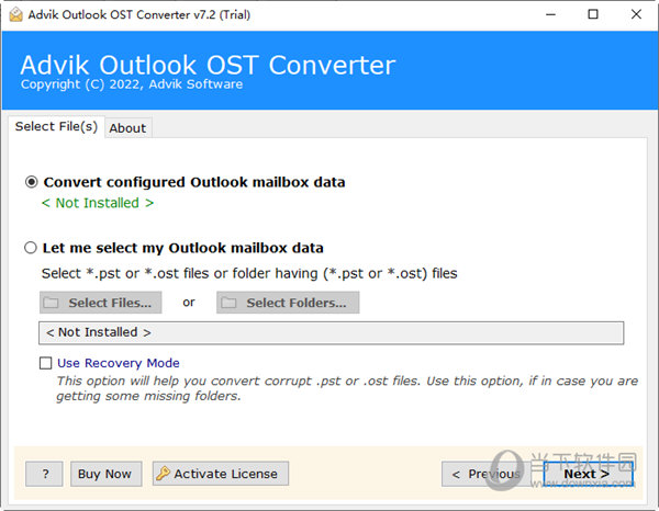 Advik Outlook OST Converter