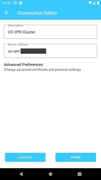 AnyConnect加速器 V5.0.01253 官方安卓版截图1