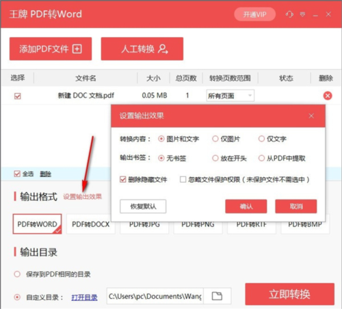 王牌pdf转换器