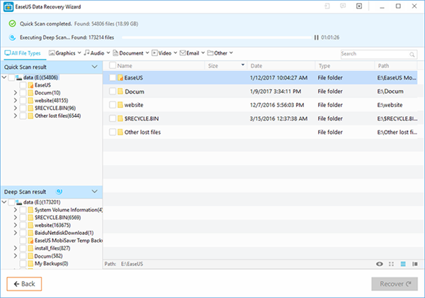 EaseUS Data Recovery Wizard破解版