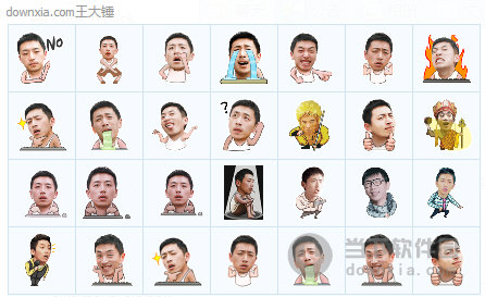 王大锤qq表情包  38 绿色免费版