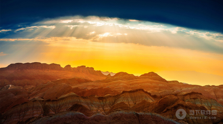 甘肃张掖丹霞地貌高清壁纸 1920x1080 8p 免费版