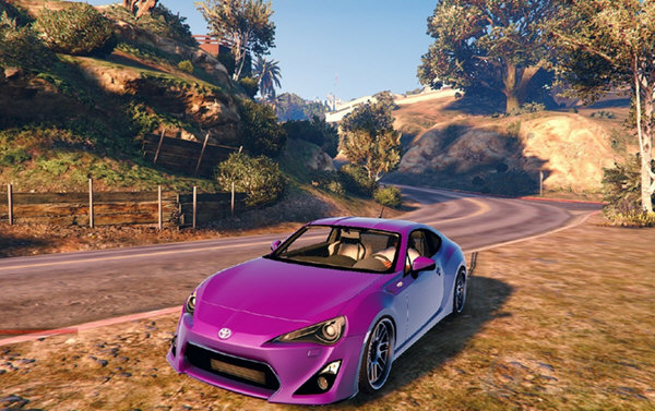 gta5丰田gt-8614跑车mod v1.0 绿色免费版