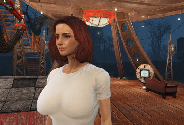 辐射4大胸modv10绿色免费版