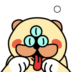 三眼肥猫表情包  16 动态版