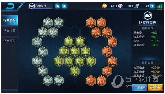 王者荣耀露娜铭文怎么搭配王者荣耀露娜铭文搭配推荐