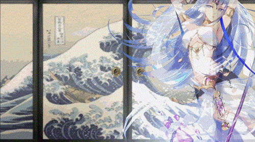 神无月幻天姬必杀技"天河乱舞"游戏gif