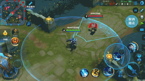 王者荣耀白起重做技能动图隔墙拉人过墙强的一匹