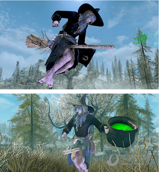 上古卷轴5邪恶女巫生物mod免费版