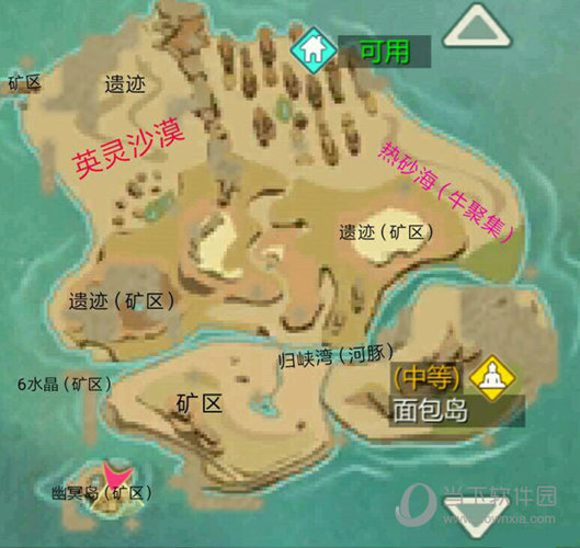 创造与魔法遗迹分布图遗迹宝箱坐标位置分享
