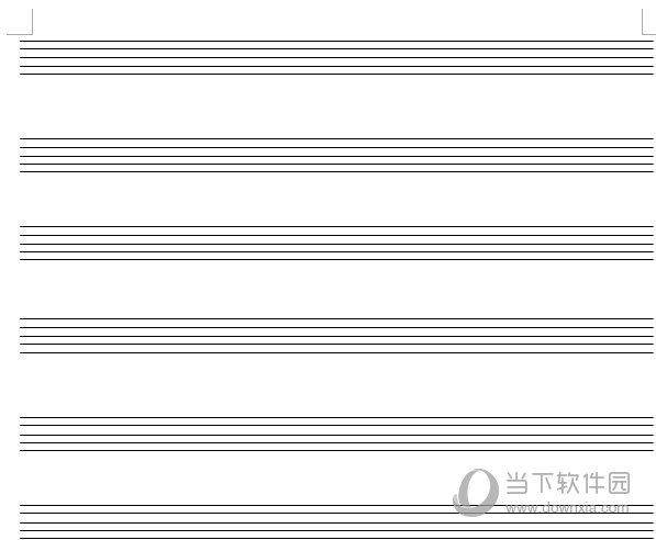 word五线谱模板v10绿色免费版