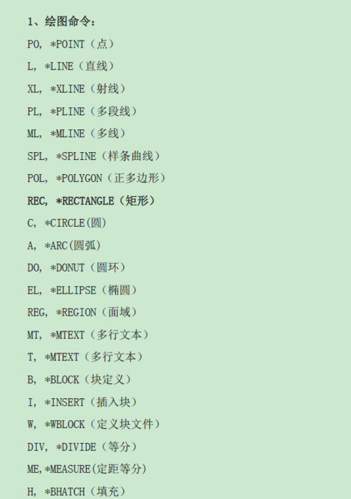 CAD快捷键命令大全 CAD常用命令大全图表 - 当下软件园