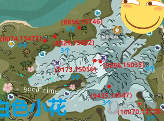 创造与魔法小白花在哪白花位置坐标分享