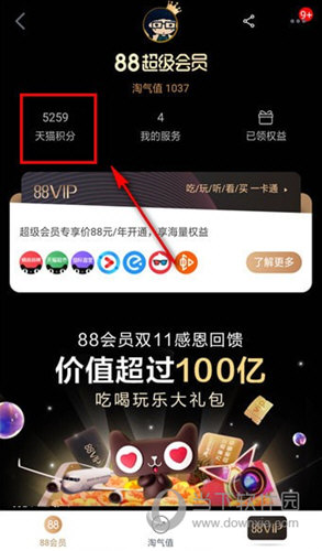 “天猫积分”