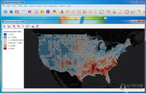geoda(空间计量数据分析软件) v1.14.0.0 绿色免费版下载[安全工具]
