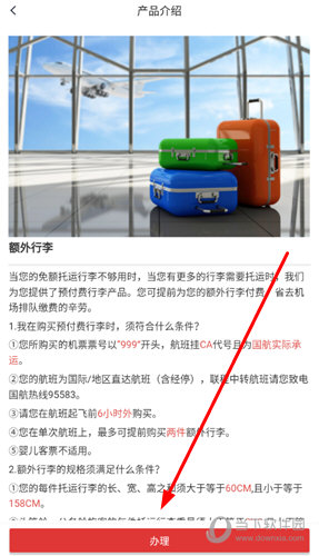 点击下方的“办理”按钮