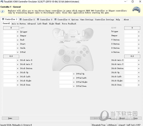 X360ce 3.2.8.76 Download