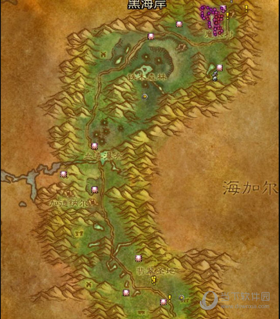 魔兽世界费伍德轻歌花坐标插件v14怀旧服版