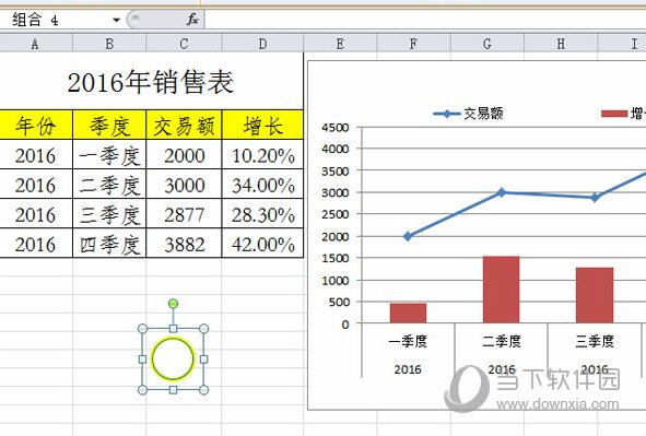 excel2010怎么做组合图操作方法
